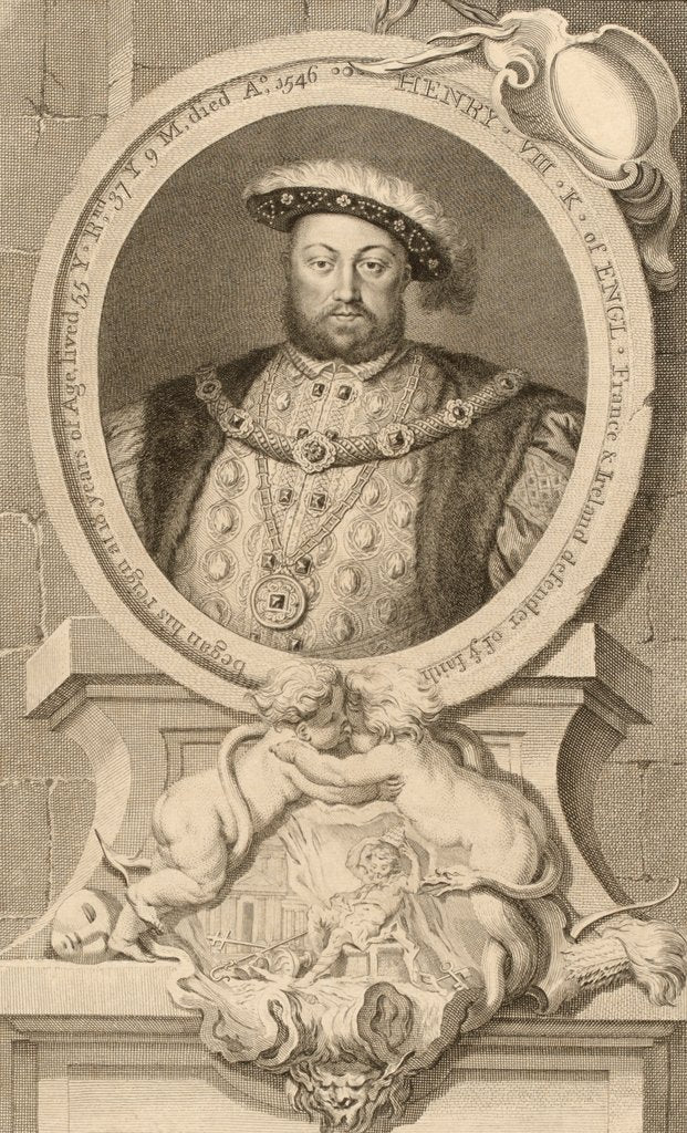 Detail of Henry VIII by Holben