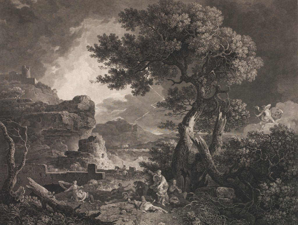 Detail of Niobe by William Woollett