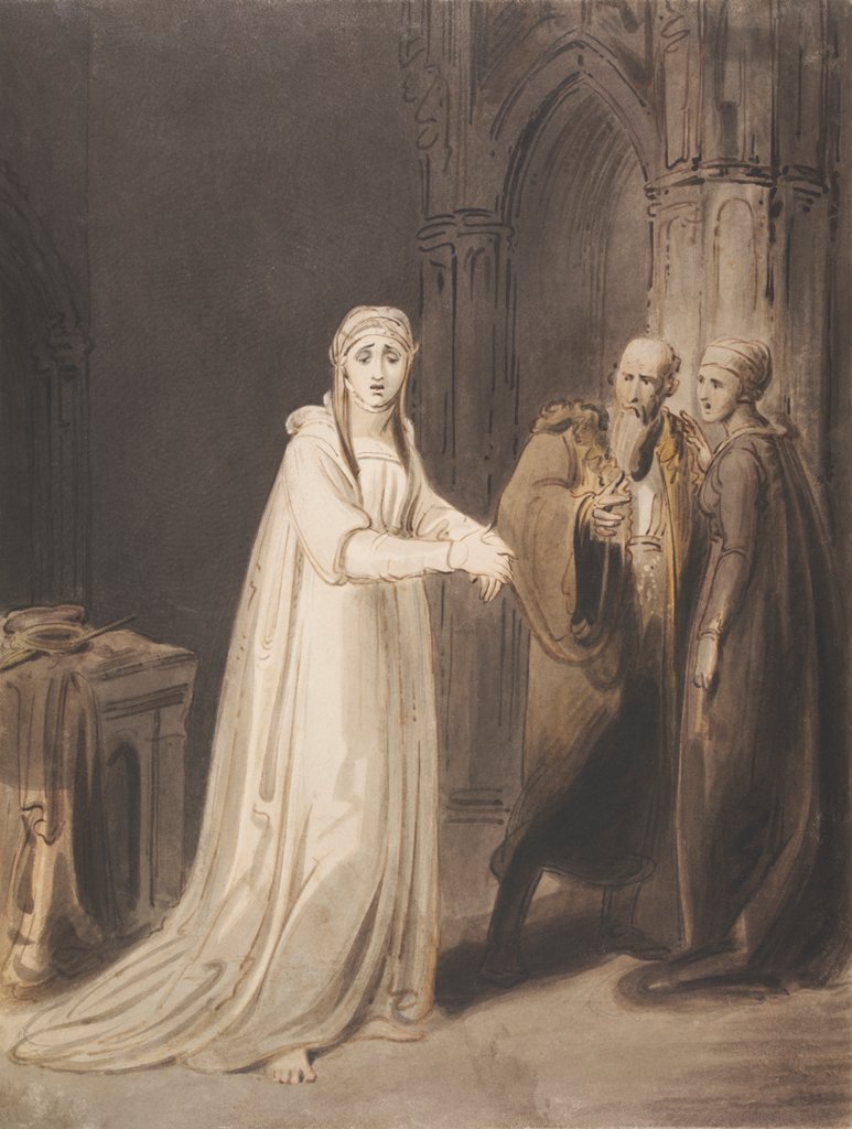Detail of Study for Macbeth by Richard Westall