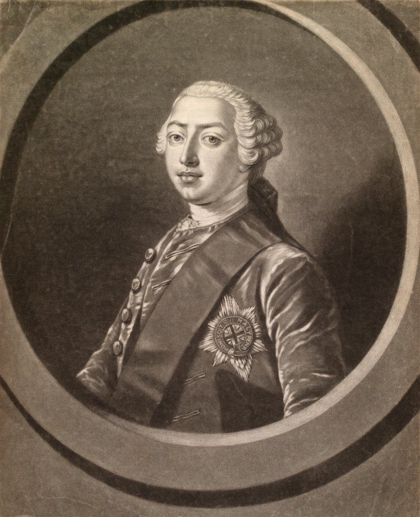Detail of George III by Henry Morland