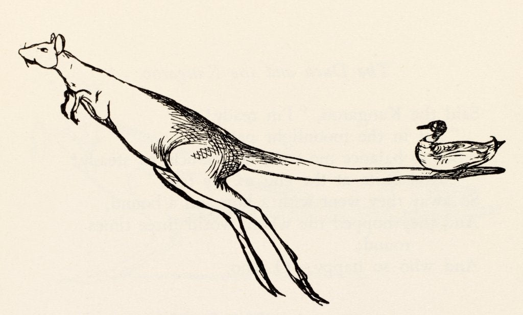 Detail of A B C Lear Alphabet by Edward Lear