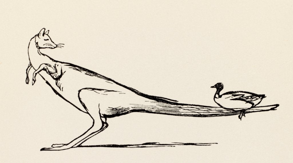 Detail of A B C Lear Alphabet by Edward Lear