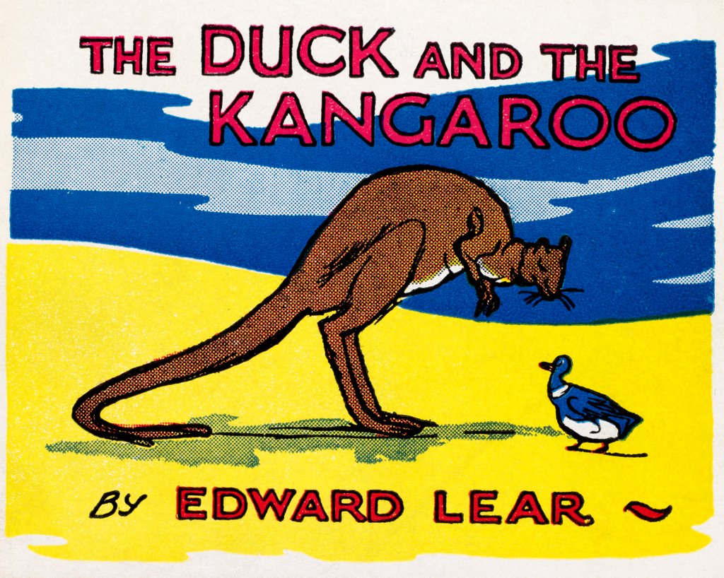 Detail of The Duck and the Kangaroo by Edward Lear
