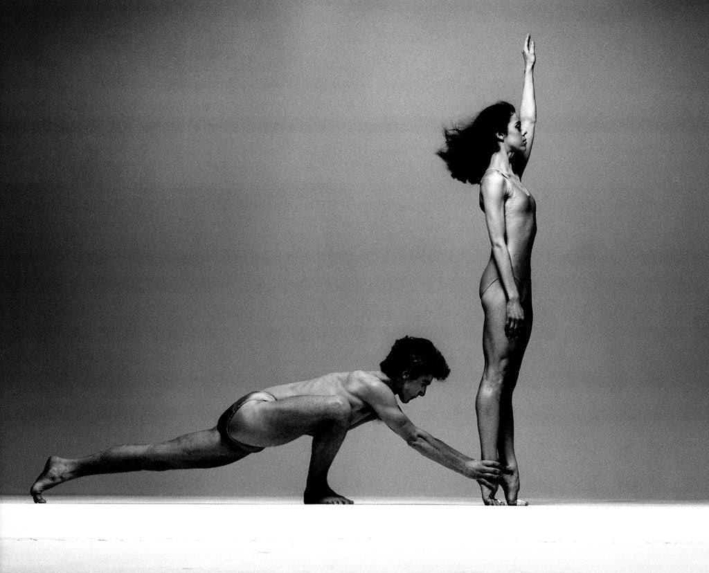 Detail of Lauren Potter and Jonathan Lunn of London Contemporary Dance Theatre by Anthony Crickmay