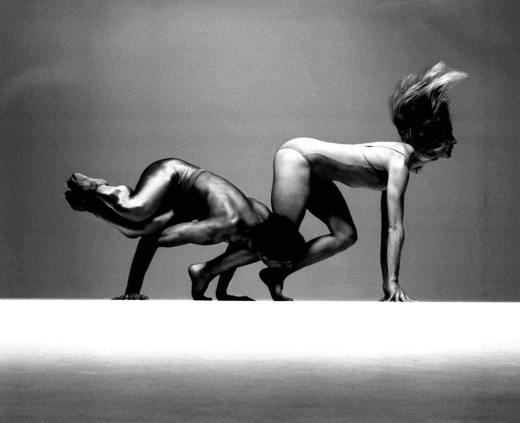 Detail of Lauren Potter and Jonathan Lunn of London Contemporary Dance Theatre by Anthony Crickmay