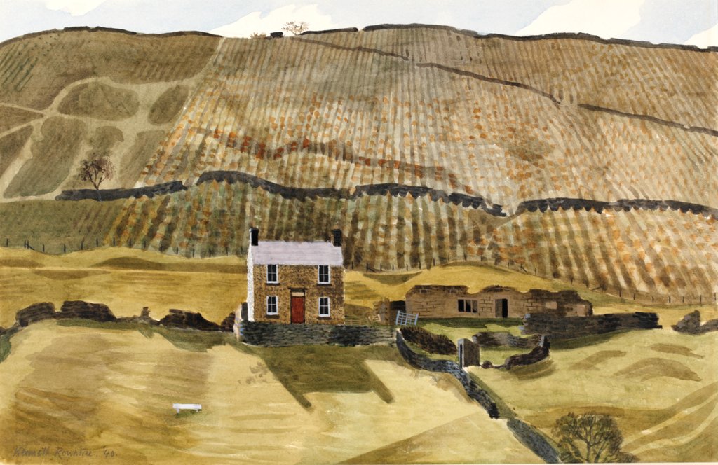 Detail of Underbank Farm, Woodlands, Ashdale, Derbyshire by Kenneth Rowntree