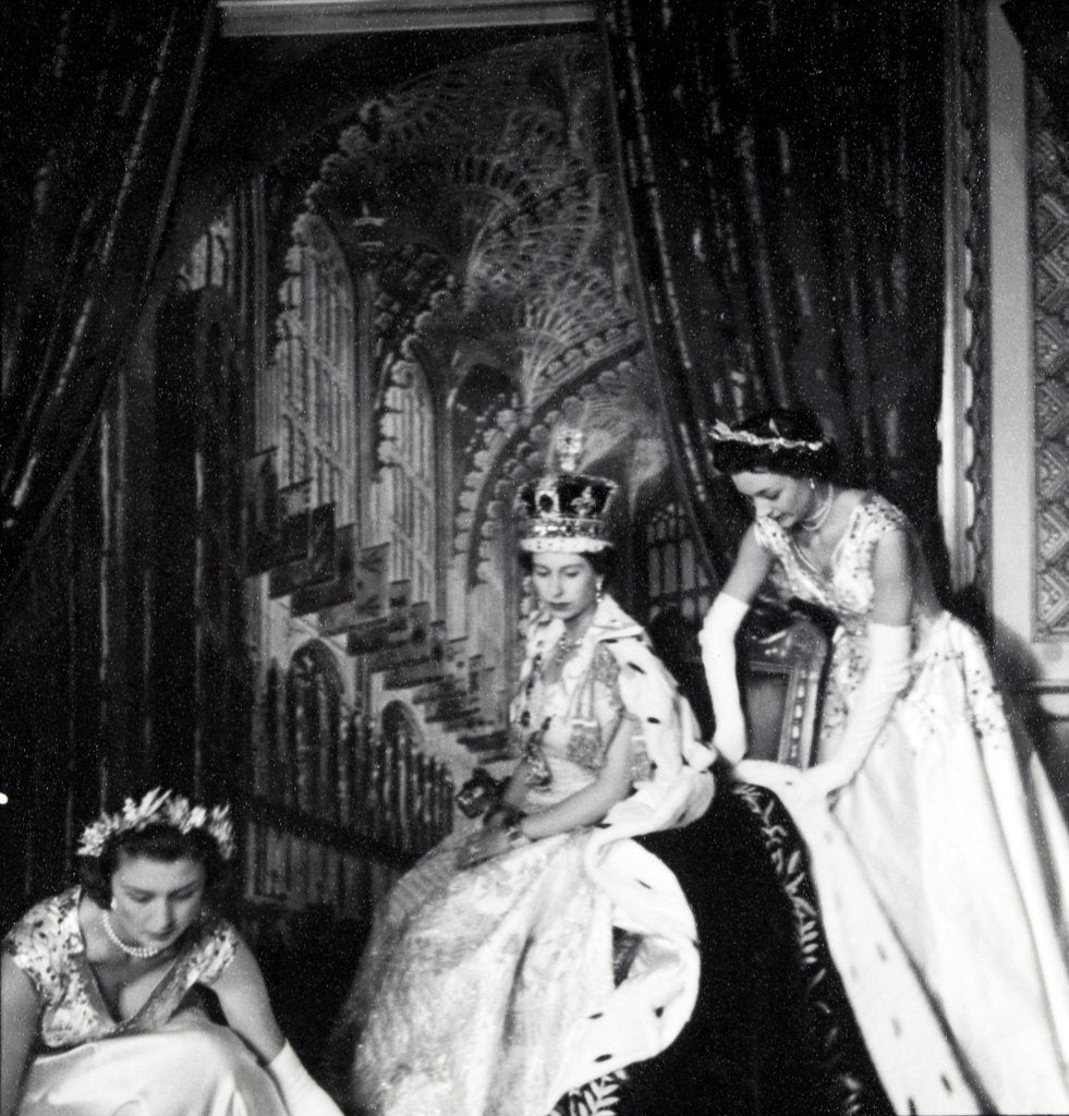 Detail of Queen Elizabeth II by Cecil Beaton