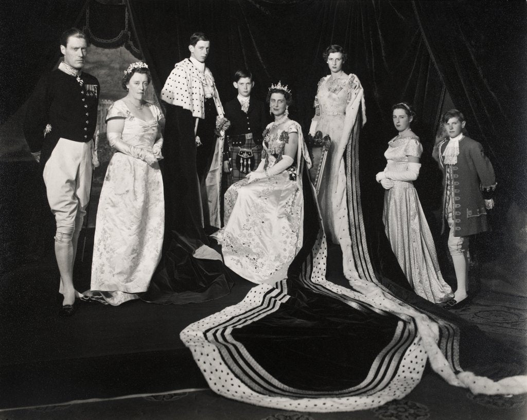 Detail of The Duchess of Kent and her family by Cecil Beaton