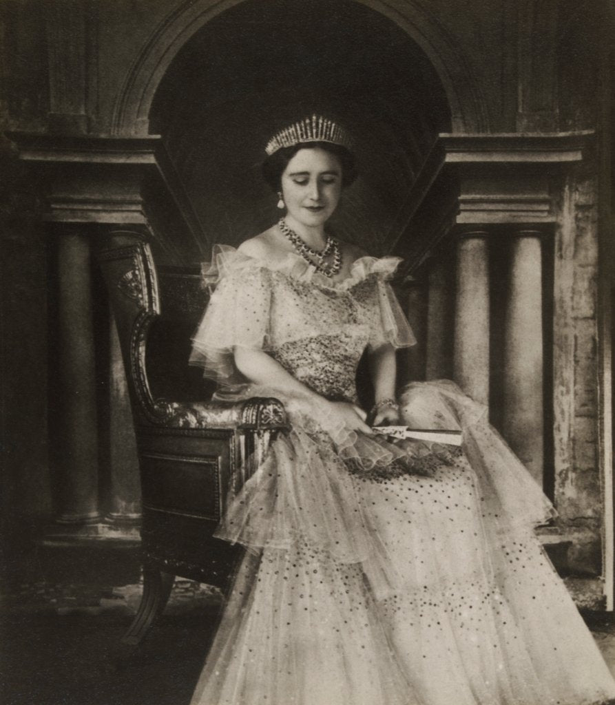 Detail of Queen Elizabeth at Buckingham Palace by Cecil Beaton