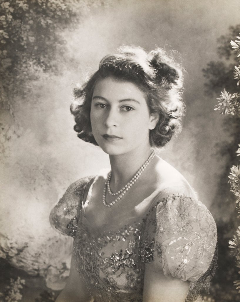 Detail of Princess Elizabeth by Cecil Beaton
