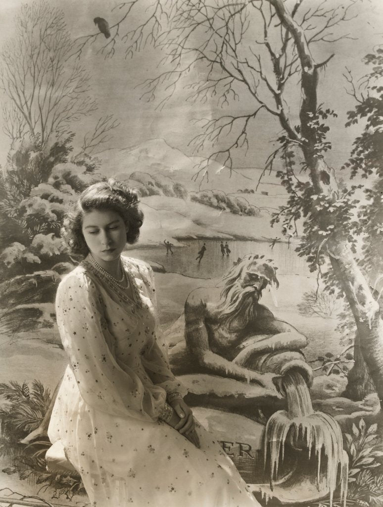 Detail of Princess Elizabeth by Cecil Beaton