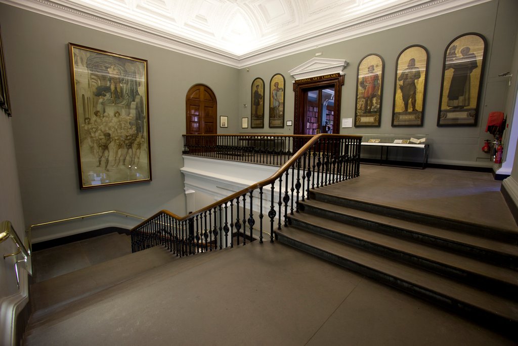 Detail of NAL Staircase, Victoria and Albert Museum by V&A Photography Stuido