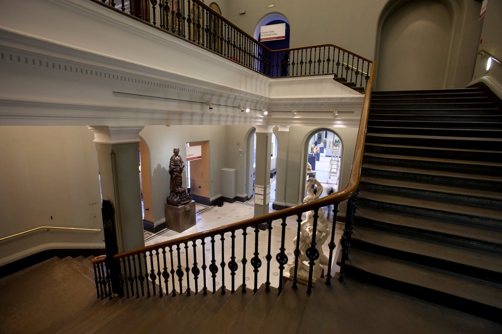 Detail of NAL Staircase, Victoria and Albert Museum by V&A Photography Stuido