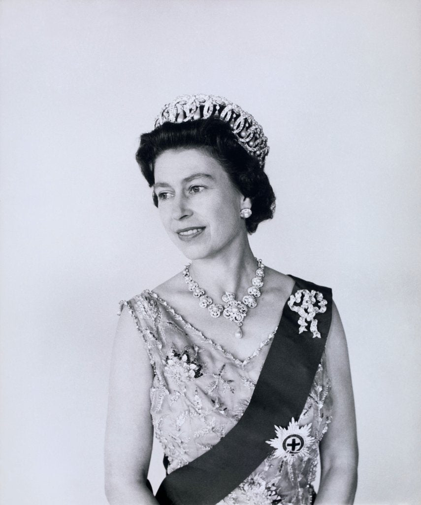 Detail of Queen Elizabeth II by Cecil Beaton