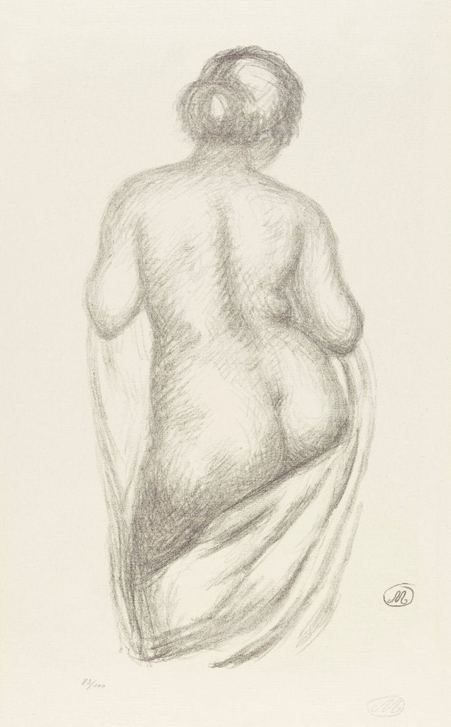 Detail of Female nude by Aristide Maillol