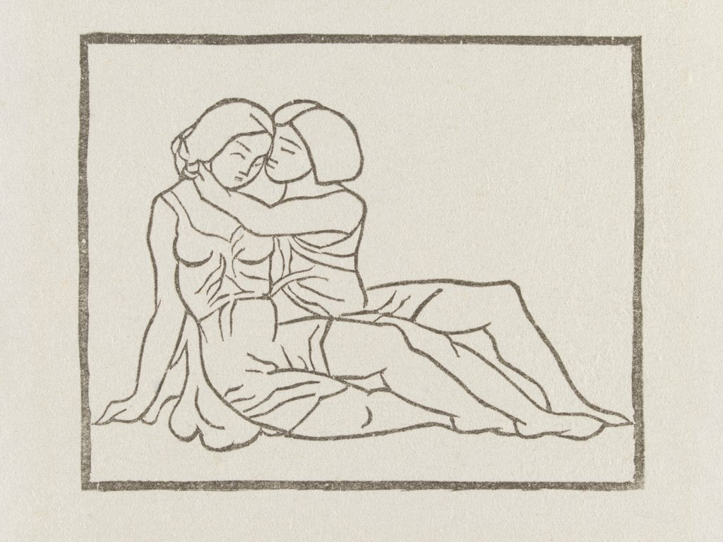 Detail of Couple by Aristide Maillol