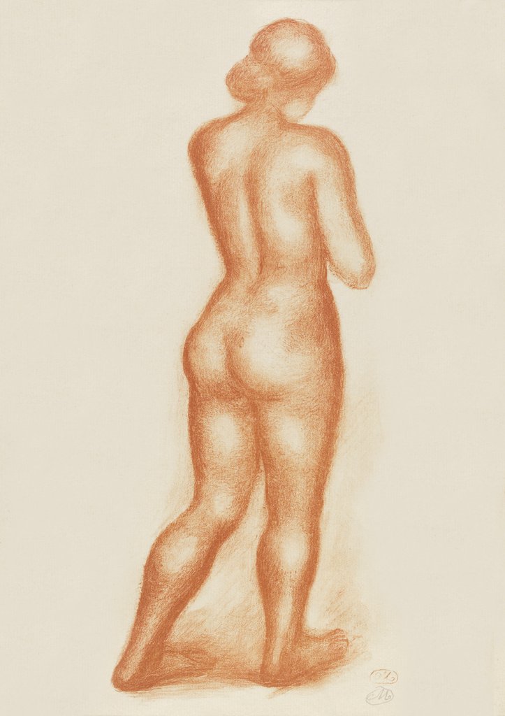 Detail of Female nude by Aristide Maillol