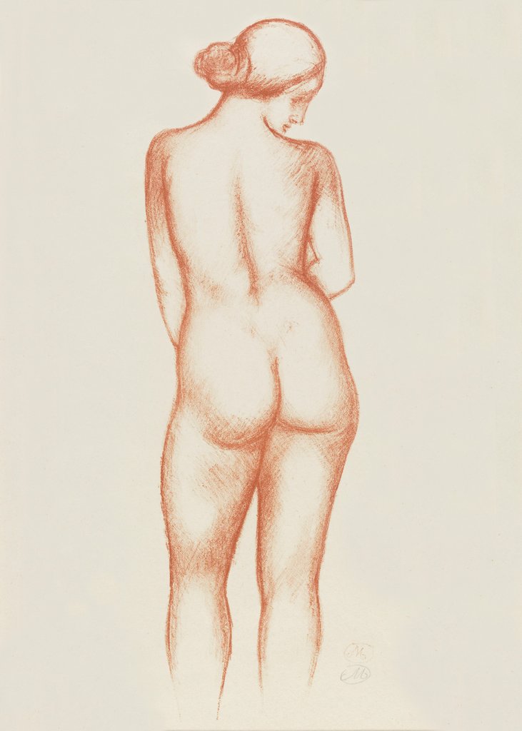 Detail of Female nude by Aristide Maillol