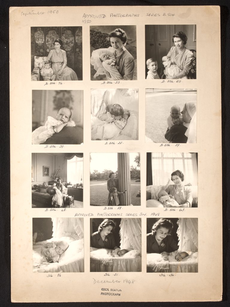 Detail of Princess Elizabeth, Prince Charles and Princess Anne by Cecil Beaton