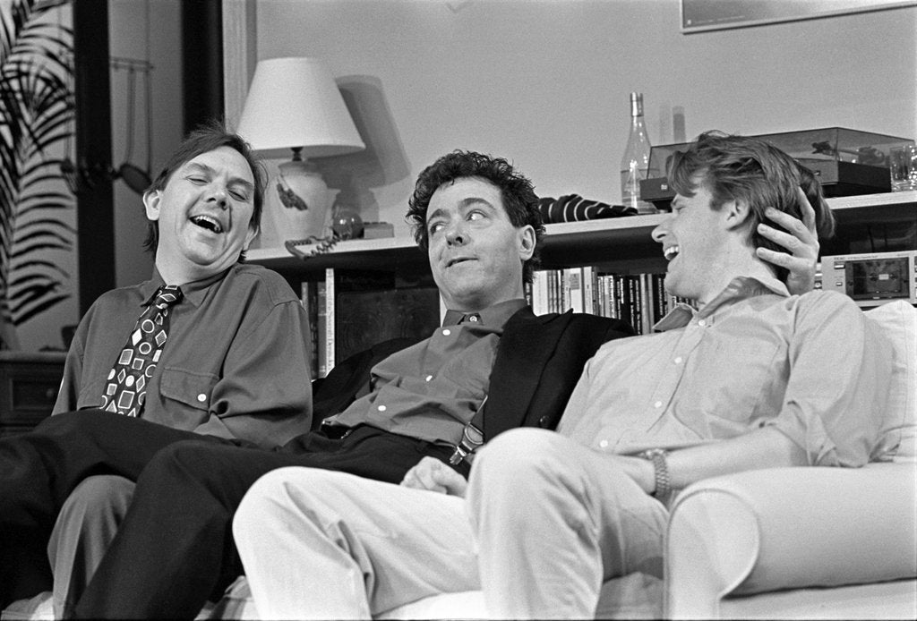 Detail of David Bamber, John Sessions and Anthony Calf in Kevin Elyot's My Night with Reg at the Criterion Theatre by Douglas H. Jeffery