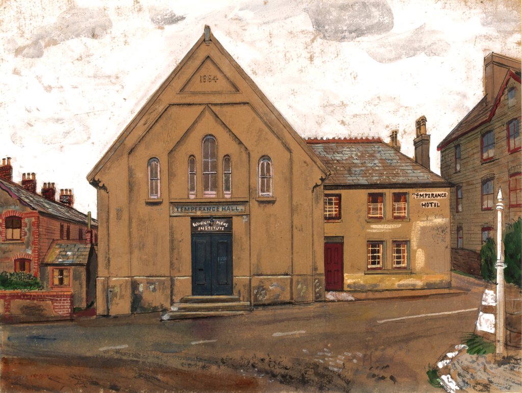 Detail of The Temperance Hall, Roche by Ruskin Spear