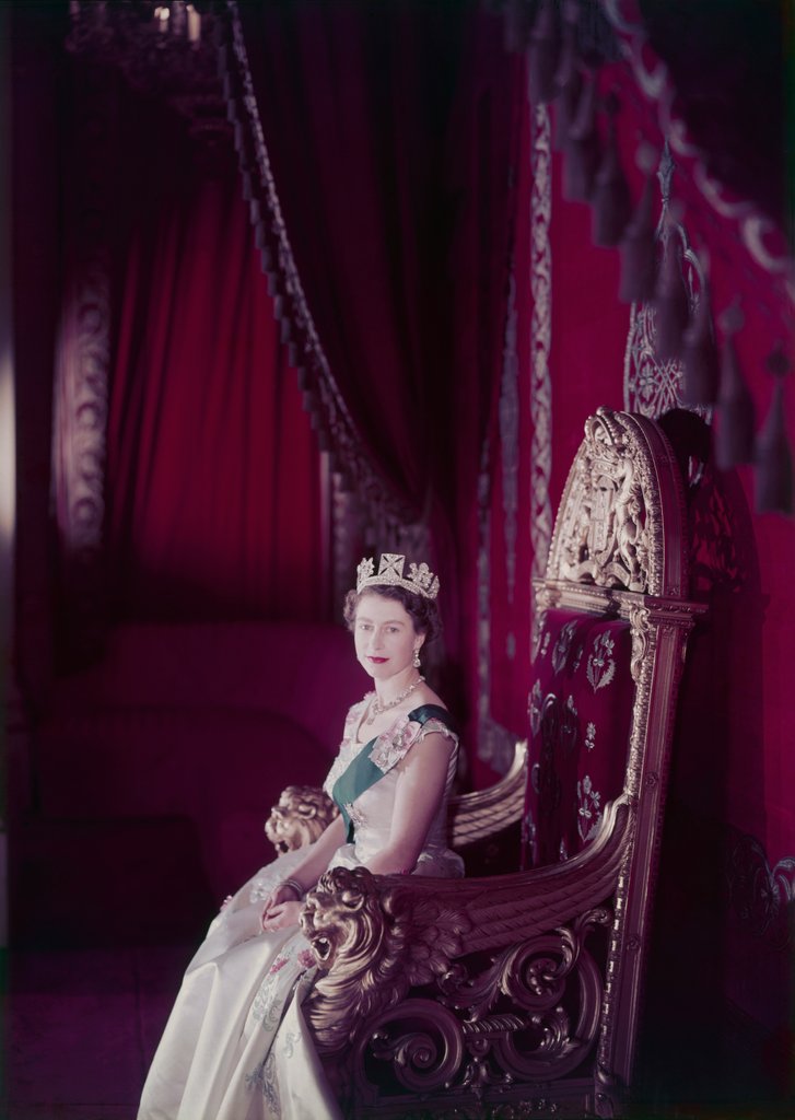 Detail of Queen Elizabeth II by Cecil Beaton