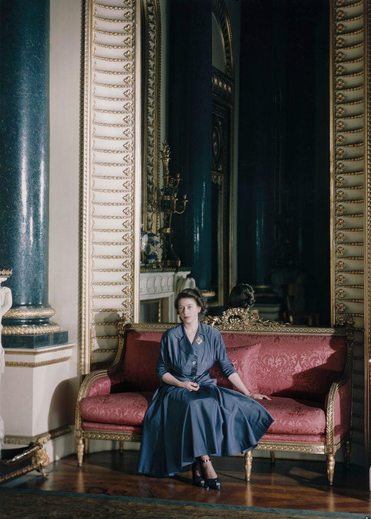 Detail of Princess Elizabeth by Cecil Beaton