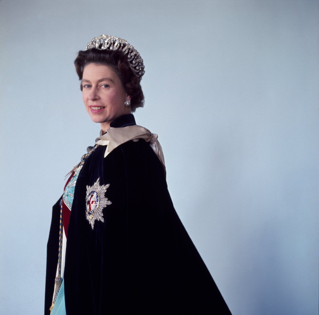 Detail of Queen Elizabeth II by Cecil Beaton