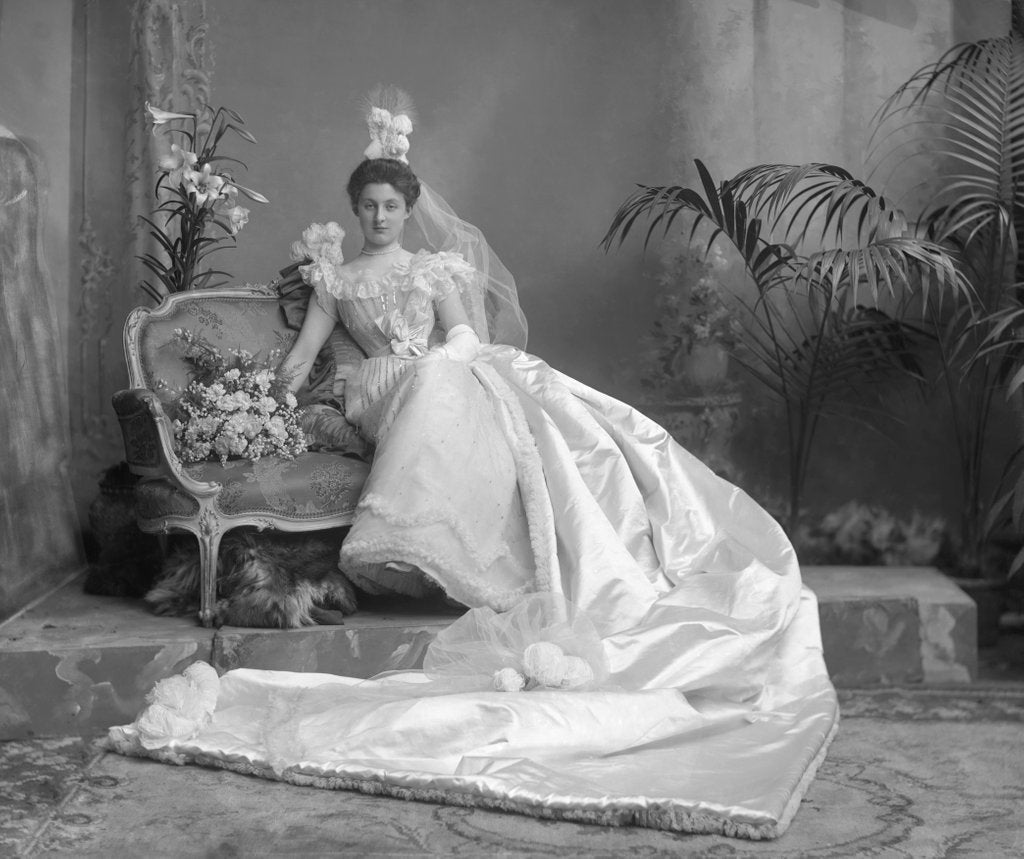 Detail of Lady Clé mentine Hay, later Lady Clé mentine Waring by Lafayette Portrait Studios