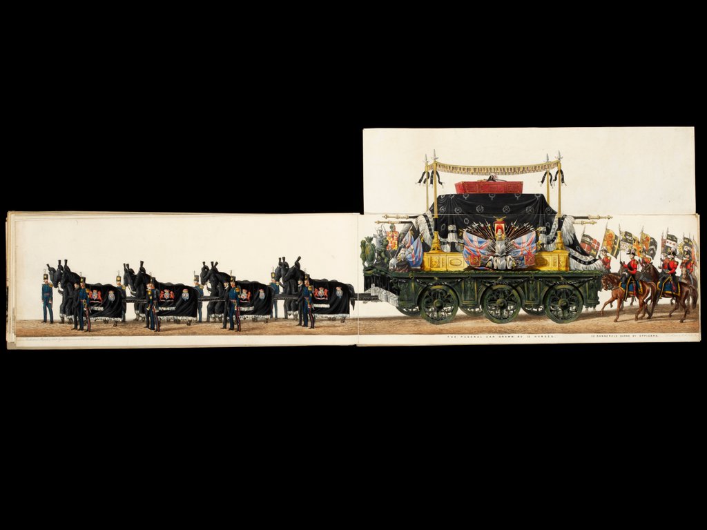 Detail of The Funeral Procession of the Duke of Wellington by Samuel Henry Alken