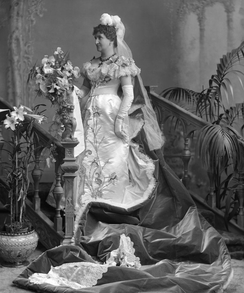 Detail of Lady Louisa Rosamund Waring by Lafayette Portrait Studios