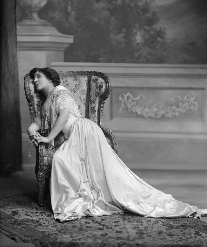 Detail of Lady De Bathe, before Lily Langtry by Lafayette Portrait Studios