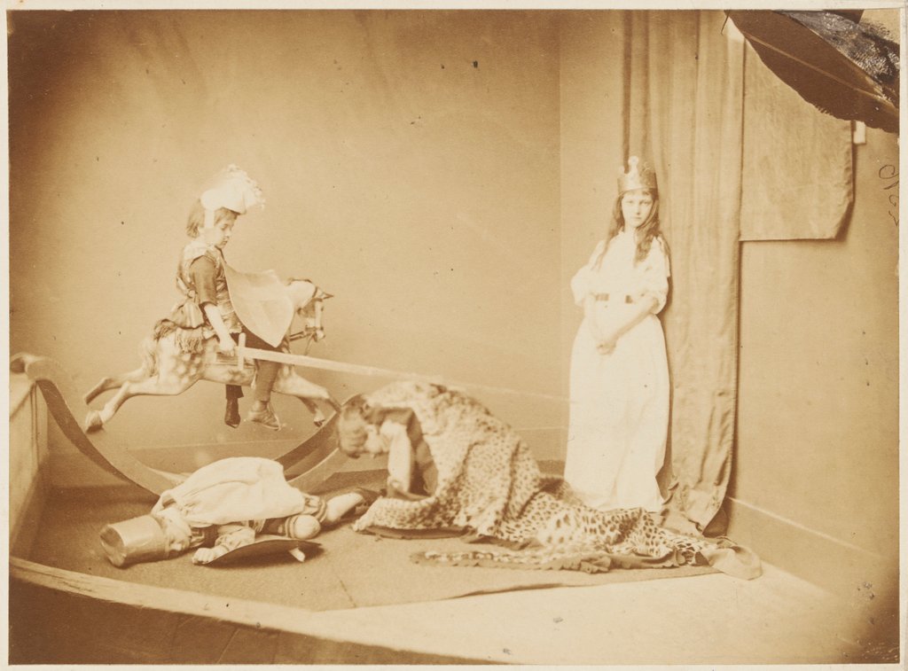 Detail of St George and the Dragon by Charles Lutwidge Dodgson