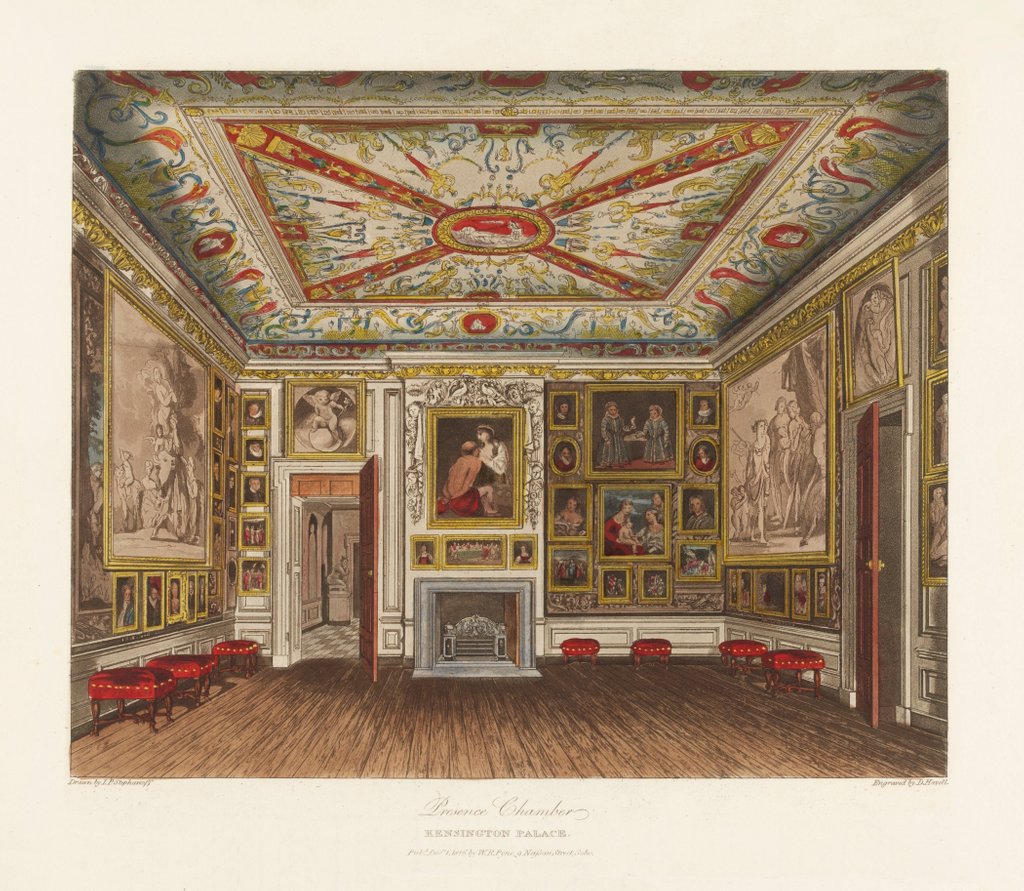 Detail of View of the Presence Chamber by William Kent