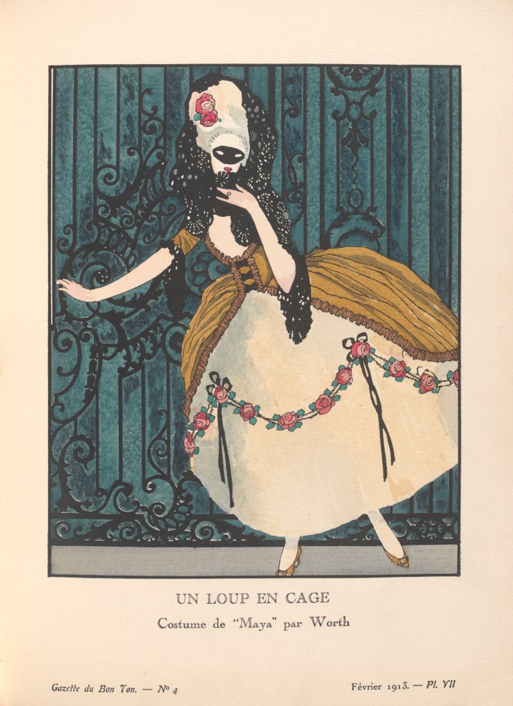 Detail of Un Loup en Cage by Anonymous