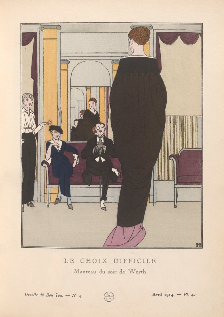 Detail of Le Choix Difficile by Anonymous