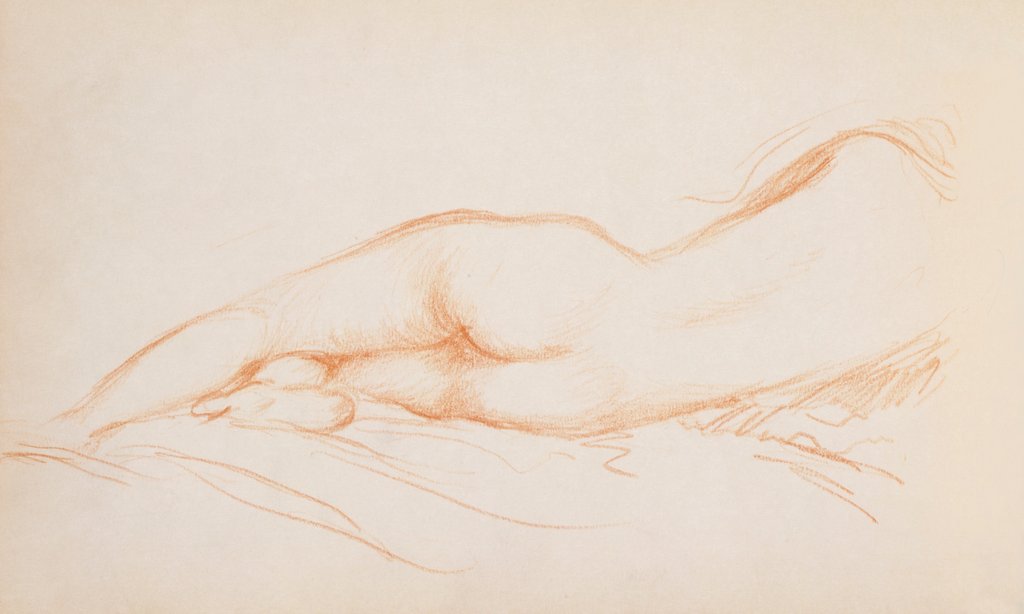 Detail of Reclining Nude by Philip Wilson Steer