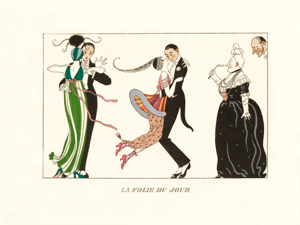 Detail of La Folie du Jour by Anonymous