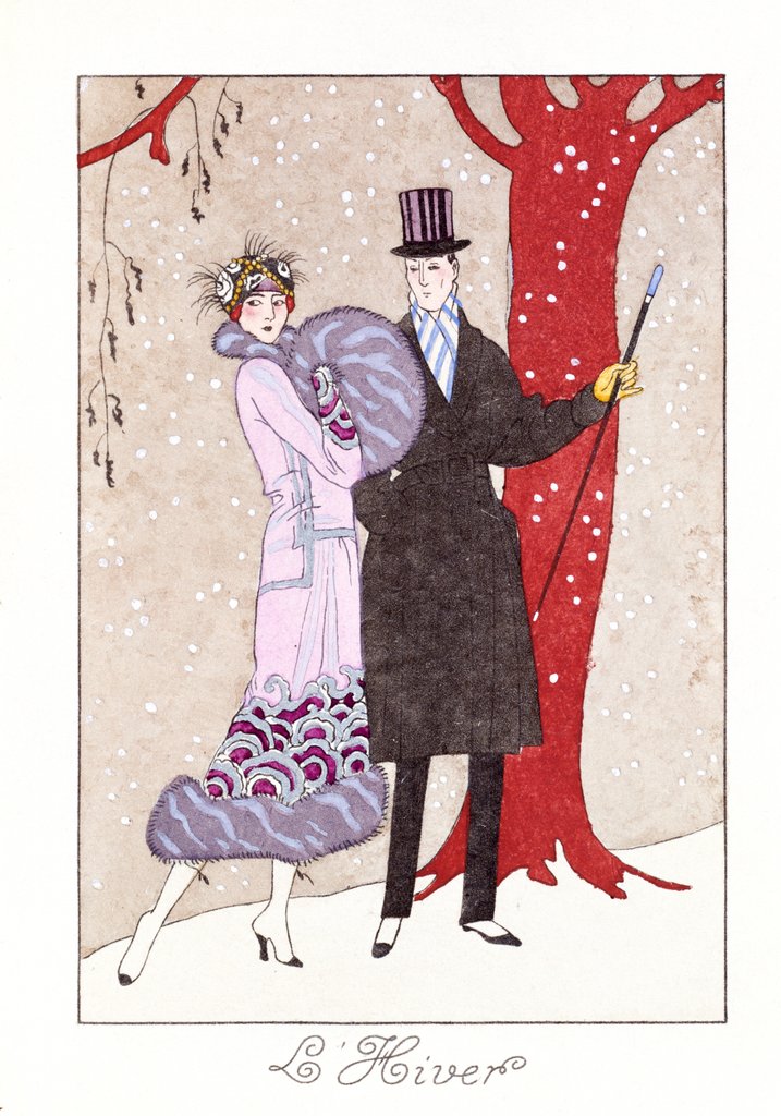 Detail of L' Hiver by J. Meynial