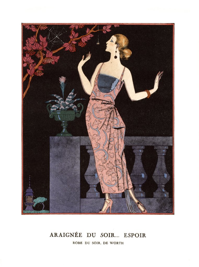 Detail of Araignee Du Soir by Georges Barbier