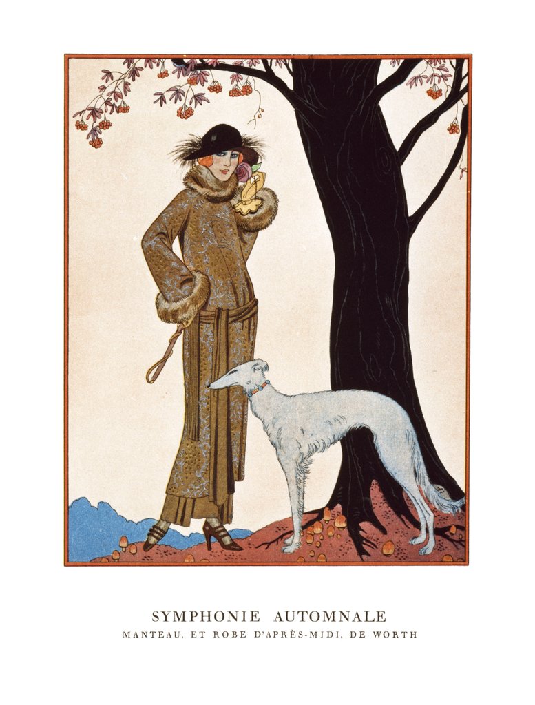 Detail of Symphonie Automnale by Georges Barbier
