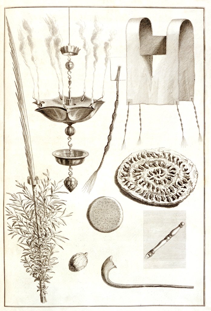 Detail of Vestments and Other Accoutrements used in a Synagogue by Anonymous