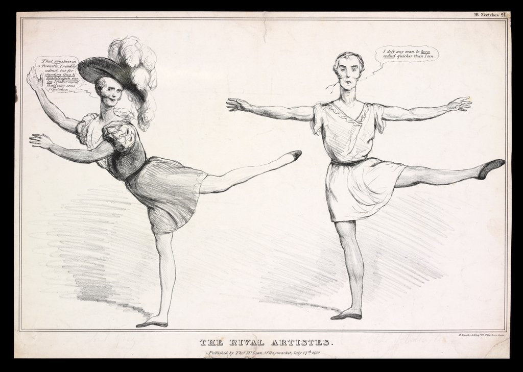 Detail of The Rival Artistes by Thomas McLean