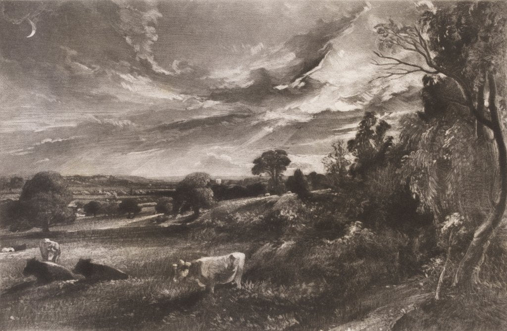 Detail of Summer evening by David Lucas