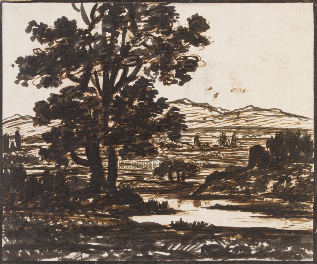 Detail of Blot by Alexander Cozens