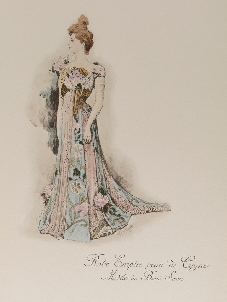 Detail of Robe Empire peau de Cygne by Boue Soeurs