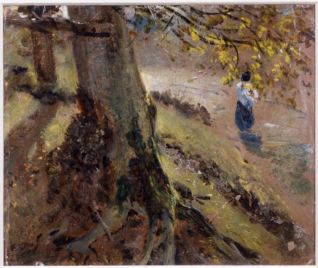 Detail of Study of Tree Trunks by John Constable