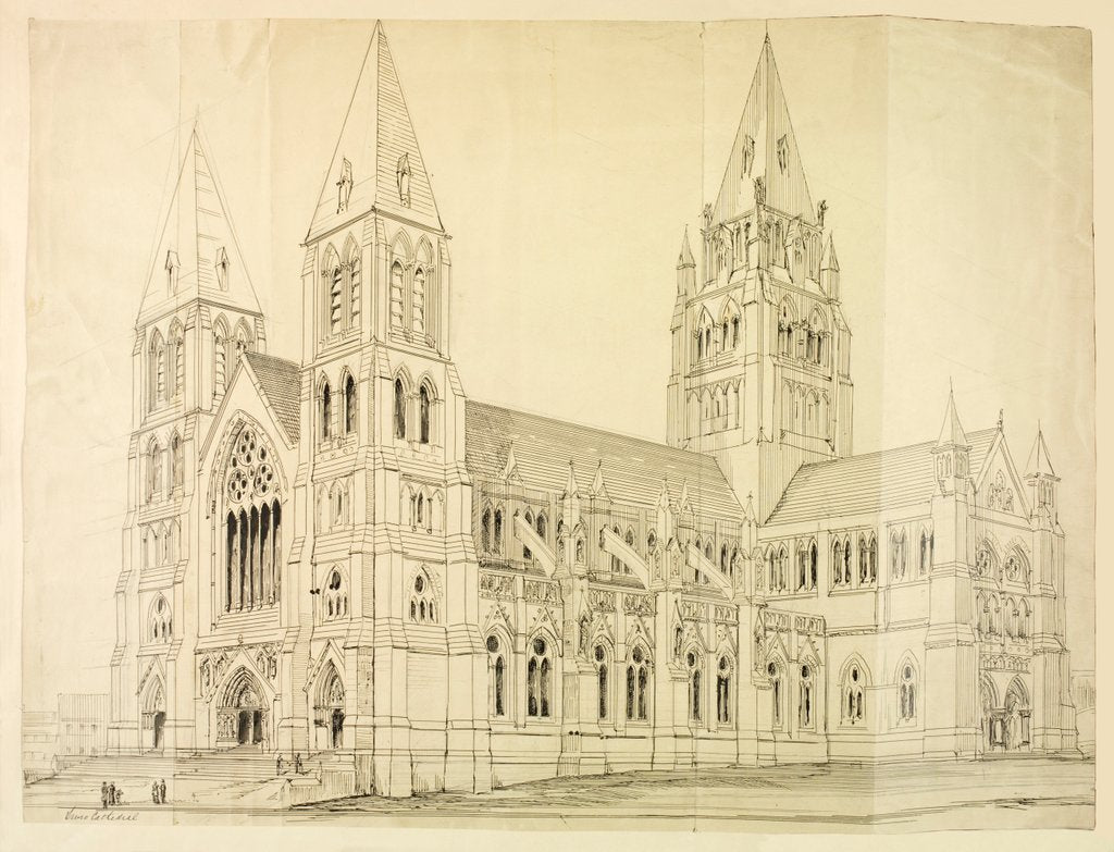 Detail of Truro Cathedral by William Burges