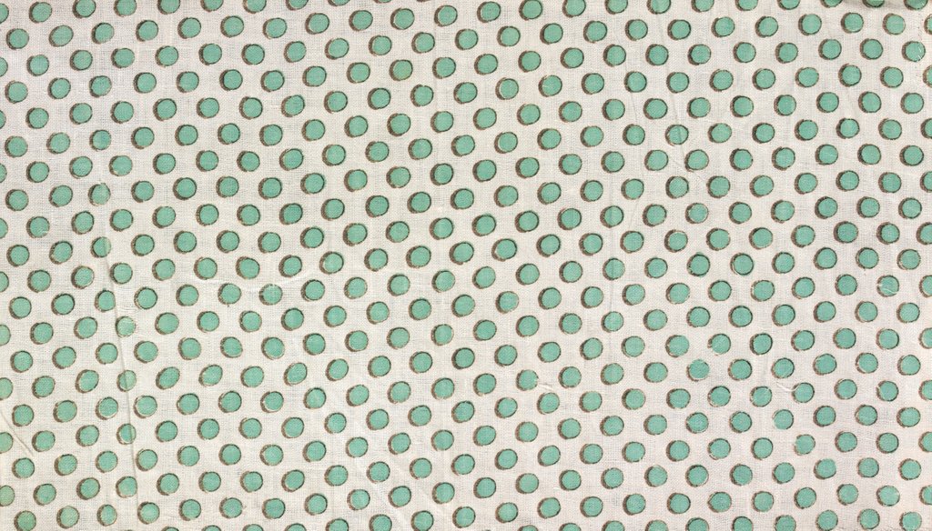 Detail of Dress fabric with spots by Unknown