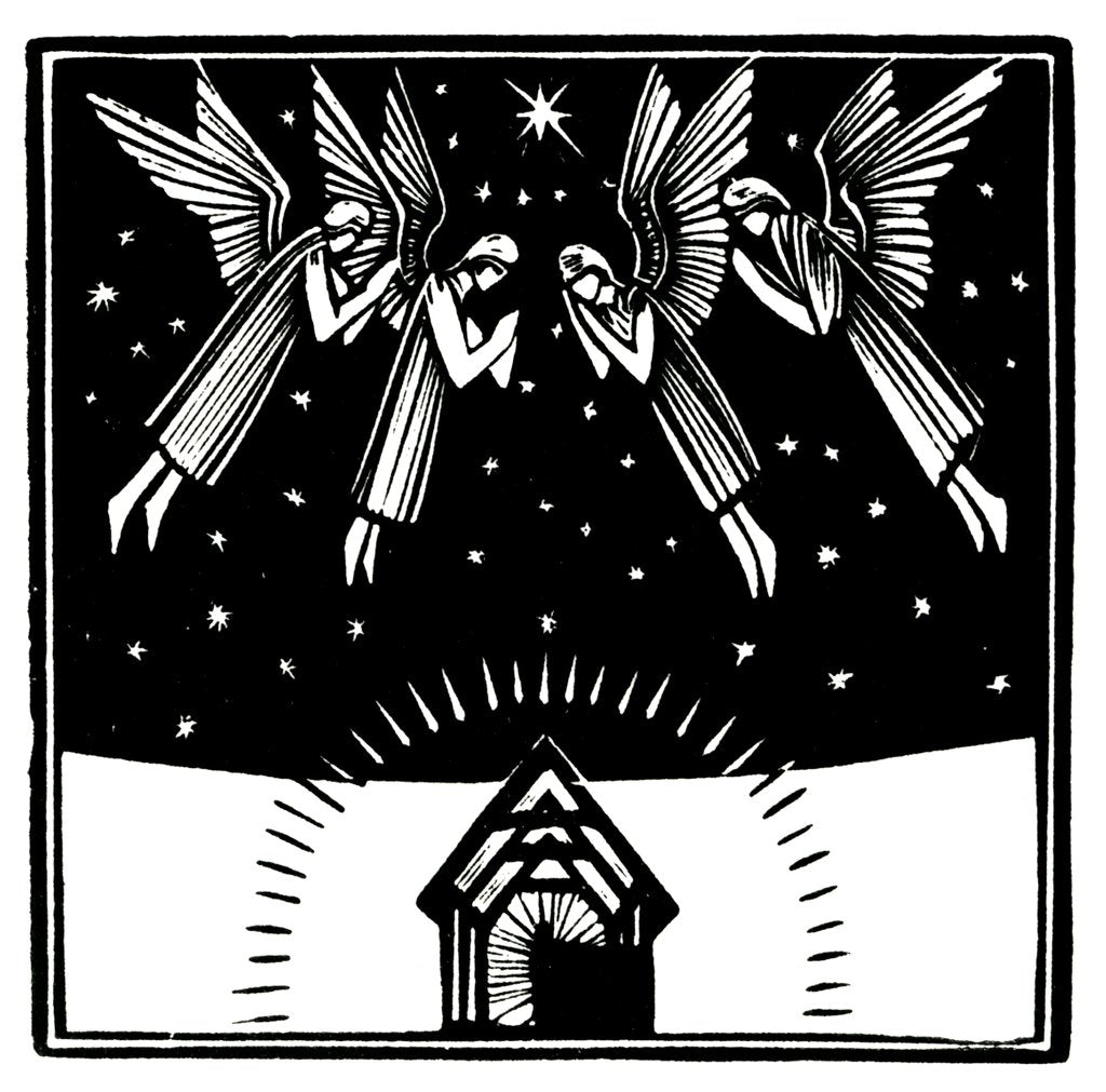 Detail of Cantet Nunc lo by Eric Gill